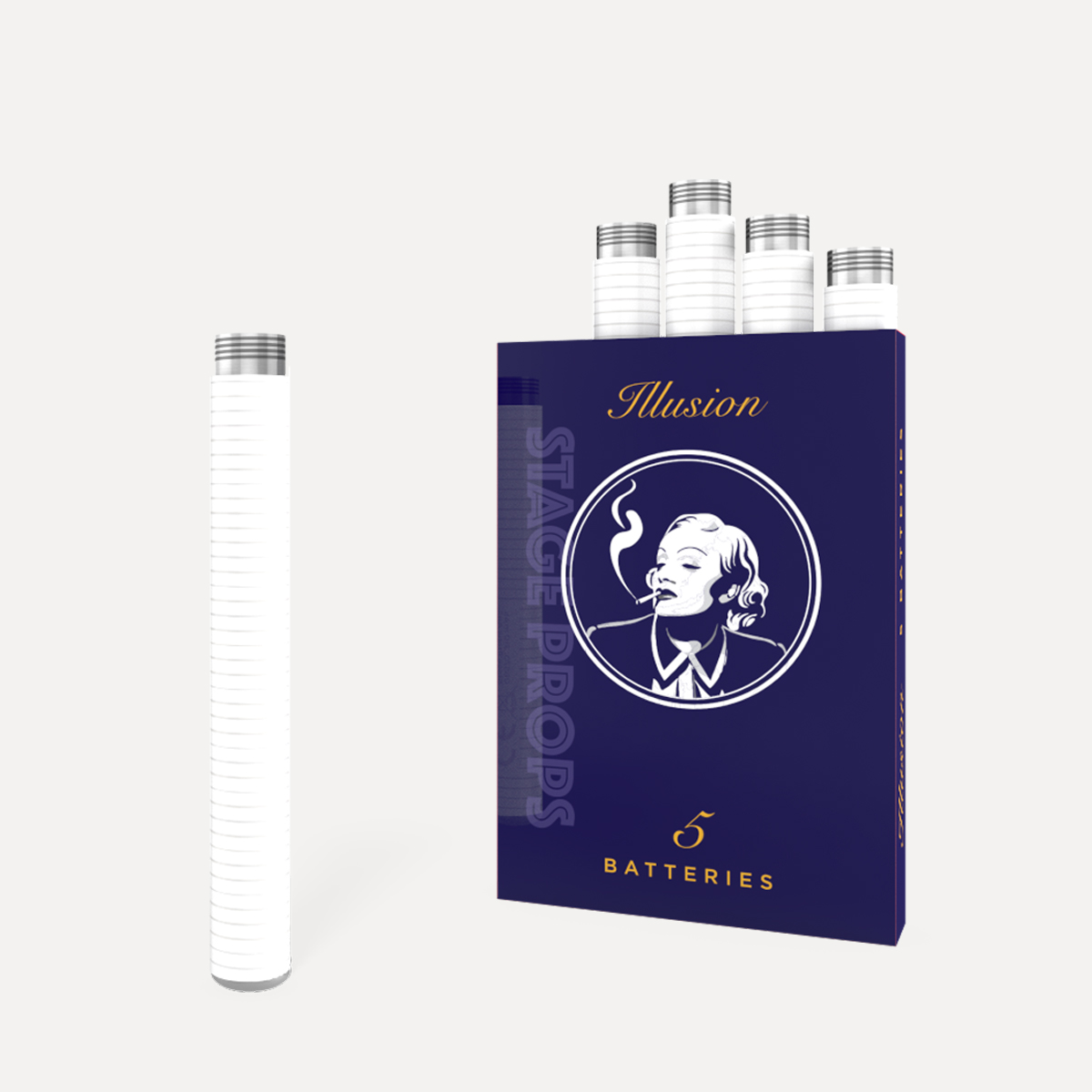Batteries pour accessoires de scène, 5 pièces.