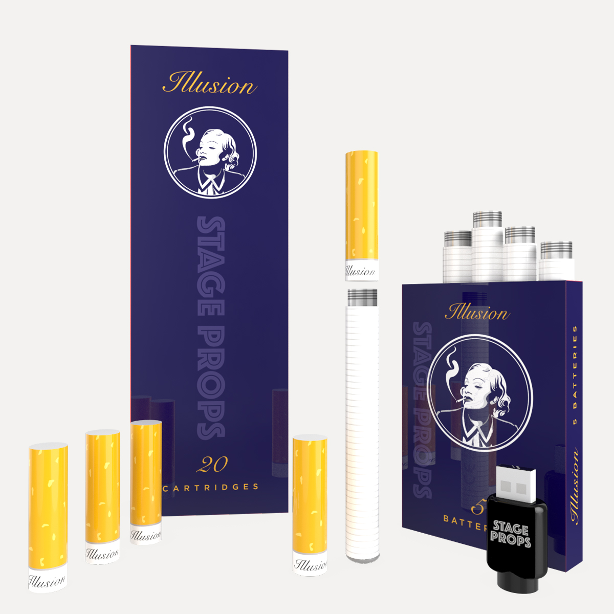 Kit de démarrage pour cigarette de cinéma